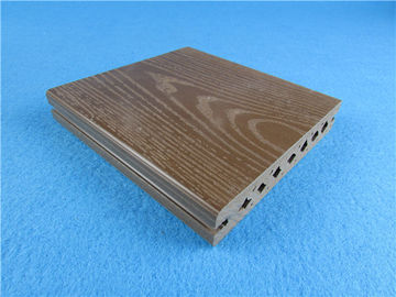 کفپوش چوبی چوب کامپوزیتی براق چوب / دیوارهای بیرونی طبقه 140 * 25mm