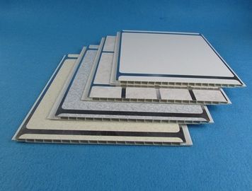 250mm * 8mm * 5.9m DIY روکش فلزی پلاستیکی، رنگ pvc سقف تخته برای حمام
