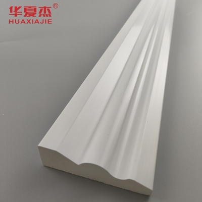 تخته پوششی سفید pvc 70x20mm قالب pvc آسان برای تمیز کردن تخته پایه
