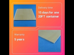 huaxiajie Hot Selling پلاستیکی چوبی کامپوزیت wpc دیوار پانل دیواری برای سقف سازه