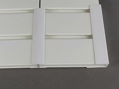 huaxiajie slatwall خاکستری قابل حمل بسیار سبک با قیمت ارزان برای نمایشگاه