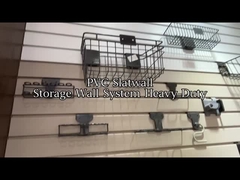 پانل‌های دیواری شیاردار سفارشی، پانل گاراژ پی‌وی‌سی خاکستری، داخلی