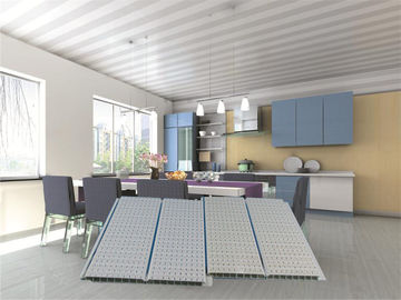 پانل های کاذب رنگی سفید رنگ پانل های سقفی PVC برای پانل های سقفی PVC رنگی