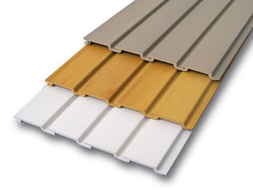 پانل های دیواری پلاستیکی Slab پلاستیکی با PVC همراه برای اتاق صنایع دستی