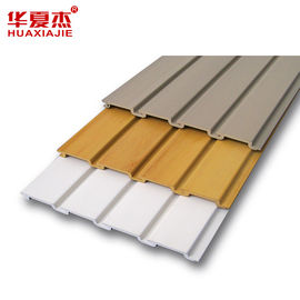 پانل های گاراژ Slatwall CE PVC ، روکش پلاستیکی دیوار برای نمایش داخلی
