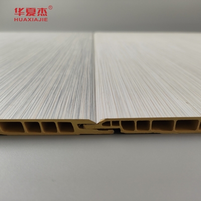 600x9mm چوب پلاستیک ترکیب Wpc پانل دیوار بیرونی آسان برای نصب و نگهداری کم