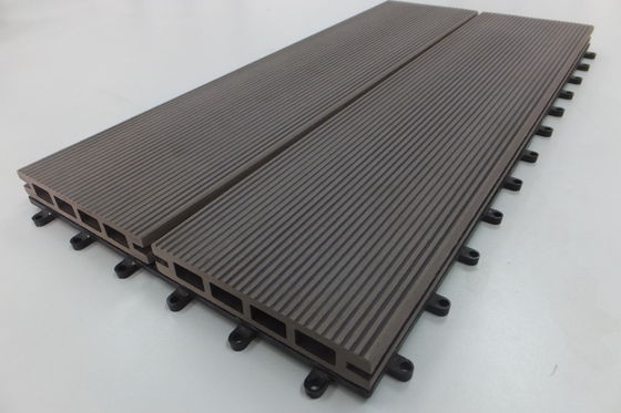 قیمت خوب ضد آب WPC Composite Woodgrain Decking Boards برای باغ پارک آنلاین
