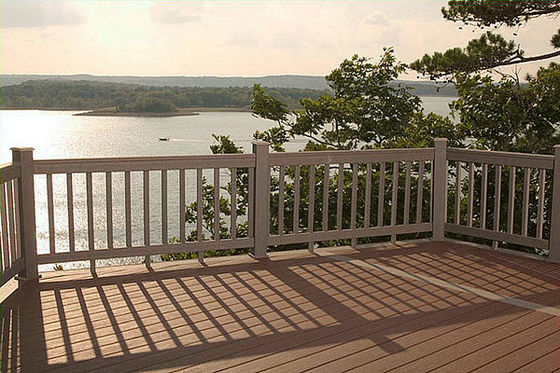 قیمت خوب کفپوش Antislip Composite WPC Decking پوشش برای کف باغی در فضای باز آنلاین