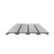 پانل‌های اسلات وال پی وی سی استاندارد ایالات متحده با عرض 12 اینچ خاکستری سفید برای آتش داخلی