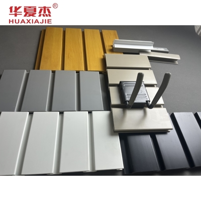 سطح صاف PVC پانل Slatwall پانل گاراژ مواد دکوراسیون داخلی