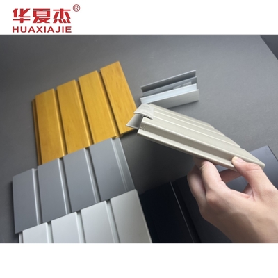 سطح صاف PVC پانل Slatwall پانل گاراژ مواد دکوراسیون داخلی