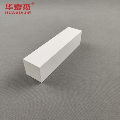 فروش مستقیم تخته تریم سفارشی وینیل سفید 38mm x 39mm پروفیل دکوراسیون قالب گیری پی وی سی در داخل/خارج