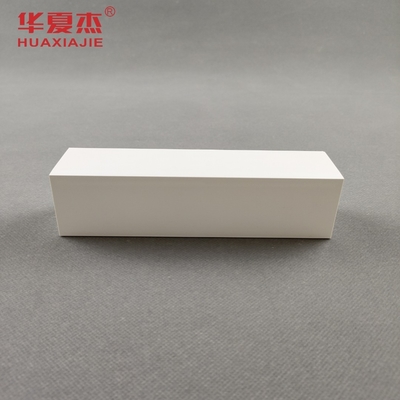 فروش مستقیم تخته تریم سفارشی وینیل سفید 38mm x 39mm پروفیل دکوراسیون قالب گیری پی وی سی در داخل/خارج
