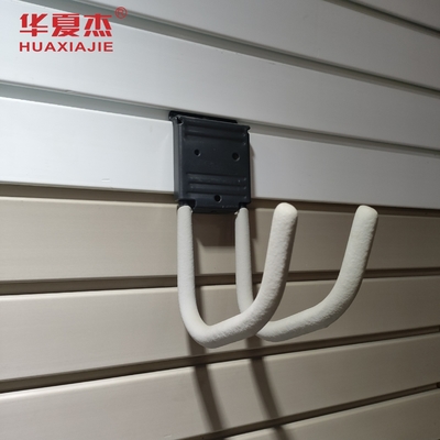 آسان نصب پنل دیواری PVC Slat Hooks پنل گاراژ قاب دیواری ضد آب برای تزئینات