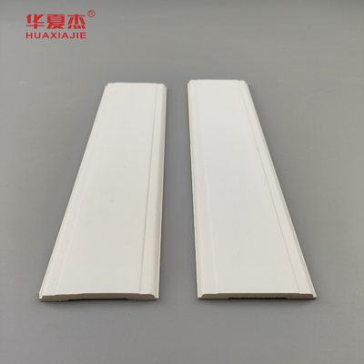 قیمت خوب پی وی سی مُل استریپ 2-1/2 Wpc قالب سفید صاف Pvc مُل قالب خانه اداری تزئینات
