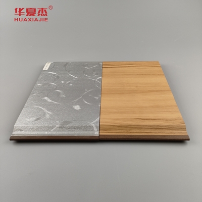 2024 طرح جدید Sliver طرح لوکس / طبیعت Woodgrain پنل های Wpc برای تزئین دیوار