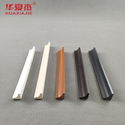 مقطع مسطح PVC Mouldings تزئینی، قالب گیری تزئینی قابل بازیافت برای دیوار