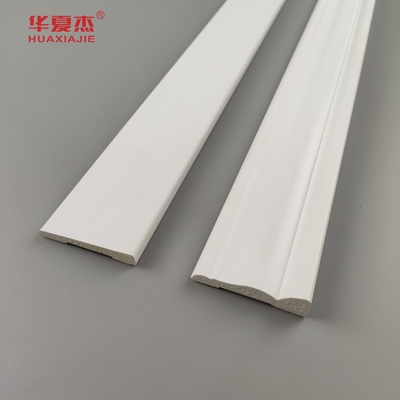 مقطع مسطح PVC Mouldings تزئینی، قالب گیری تزئینی قابل بازیافت برای دیوار