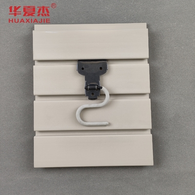 صاف گاراژ دیوار قفسه / گاراژ PVC Slatwall با Pvc سلولی برای کارخانه
