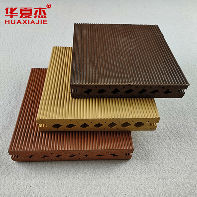 چوب کامپوزیت WPC Decking Wood پلاستیک کامپوزیت آنتی سپتیک