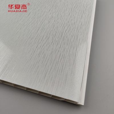 طراحی مدرن رنگ نقره ای PVC سقف و صفحه دیواری ضد رطوبت دیوارهای PVC تزیین ساختمان