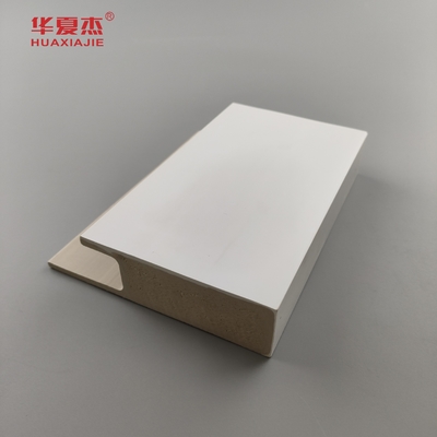 پوشش صاف و دوامدار سفیدی J Channel White Smooth Surface Wpc Frame درب های داخلی