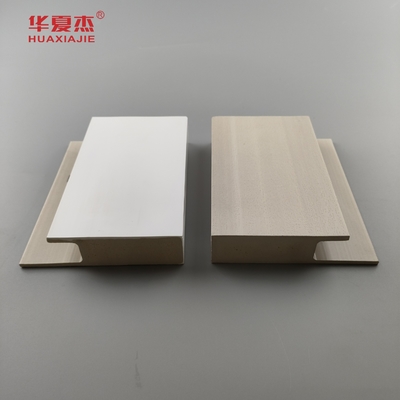 پوشش صاف و دوامدار سفیدی J Channel White Smooth Surface Wpc Frame درب های داخلی