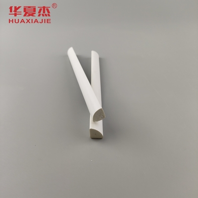 فروش داغ قالب بندی PVC 1/2'' ربع گرد و سفید وینیل 12' پروفایل ضد آب PVC دکوراسیون داخلی