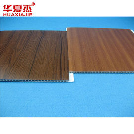 پنل ضد آب نوار PVC سقف پنل های دیواری PVC دانه های چوبی برای مسکونی 1.5kg/sqm