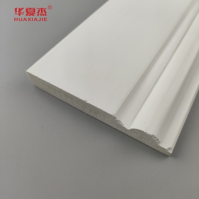 قالب بندی پایه PVC با کیفیت بالا سطح صاف سفید 95x12mm PVC پوششی تزئینات داخلی