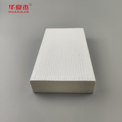 عمده فروش تخت تزئینی وینیل سفید 5/4inx4inx12ft محیط زیست دوستانه قالب سازی فوم pvc پروفایل pvc برای تزئین مسکونی
