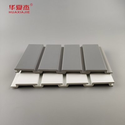 عمده فروشی پنل دیواری PVC سفید و خاکستری پنل گاراژ ضد آب تزئینات دیواری در بیرون