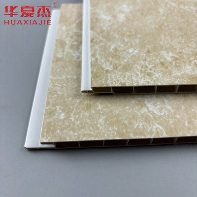 بهترین فروش سنگ مرمر زرد پانل دیواری PVC ضد آب ورق سنگ مرمر PVC نصب آسان تزئین