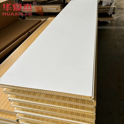 صفحه دیواری wpc سفید با کیفیت بالا 600x9mm تابلو wpc لایه دار مواد تزئینی ضد آب