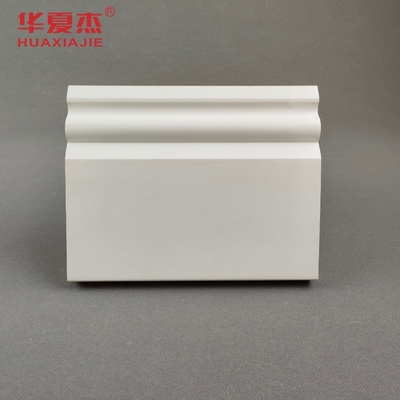 150x20mm Pvc Trim Board طراحی سفید Pvc Skirting Pvc Baseboard دکوراسیون داخلی