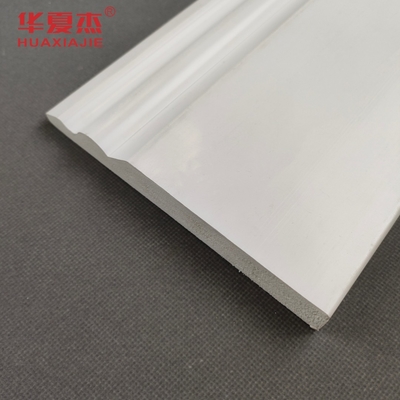 150x20mm Pvc Trim Board طراحی سفید Pvc Skirting Pvc Baseboard دکوراسیون داخلی