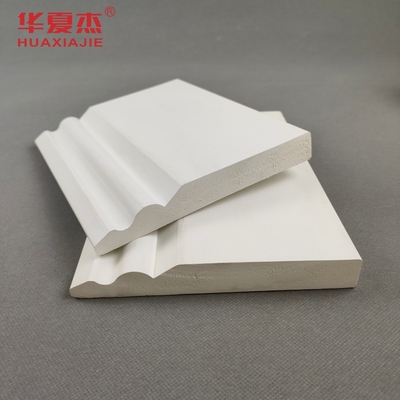 150x20mm Pvc Trim Board طراحی سفید Pvc Skirting Pvc Baseboard دکوراسیون داخلی