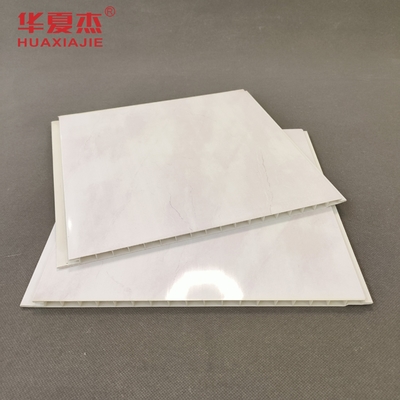 8mm عرض سنگ مرمر دوش PVC پانل های دیواری ورق ضد آب در داخل