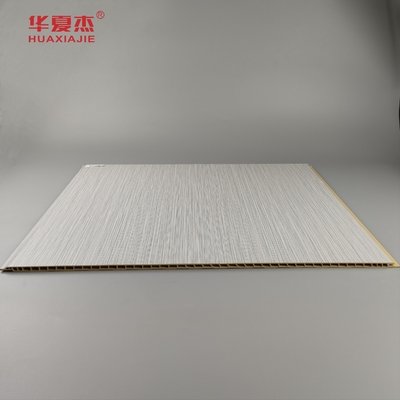 600x9mm چوب پلاستیک ترکیب Wpc پانل دیوار بیرونی آسان برای نصب و نگهداری کم