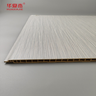 600x9mm چوب پلاستیک ترکیب Wpc پانل دیوار بیرونی آسان برای نصب و نگهداری کم