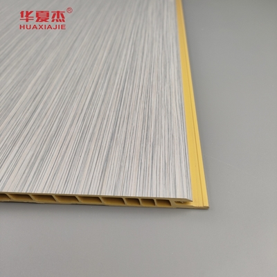 600x9mm چوب پلاستیک ترکیب Wpc پانل دیوار بیرونی آسان برای نصب و نگهداری کم