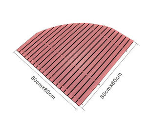 قیمت خوب ضد لغزش WPC Decking Board Composite Deck Boards Embossing Bashroom Wood Mat آنلاین