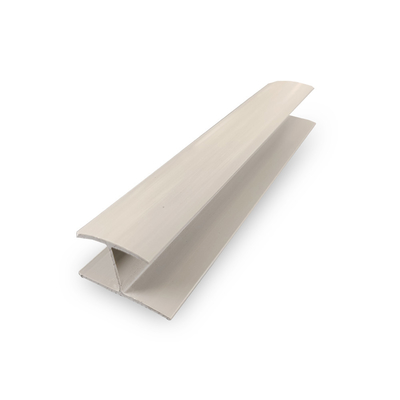 وینیل Pvc Connitive قالب گیری سفید سیاه و سفید خاکستری پانل Slatwall تزئینی