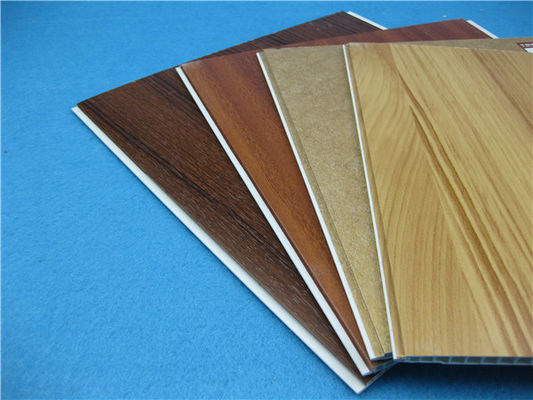 قیمت خوب ورق های دیواری ضد رطوبت چوب لایه دار دانه های PVC اقتصادی و قابل بازیافت آنلاین