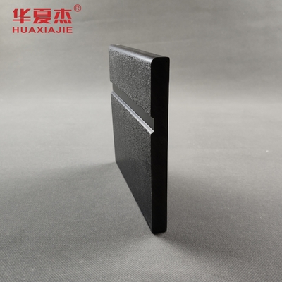 قیمت خوب PVC Skirting Board ضد آب Vinyl Baseboard Trim مواد تزئینی سیاه آنلاین