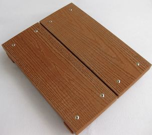 قیمت خوب کفپوش Antislip WPC Deck برای باغ، چمن، بالکن 140mm * 25mm آنلاین