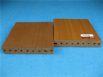 قیمت خوب UV مقاوم در برابر پلاستیک در خارج از WPC کفپوش Decking با سطح صاف براق آنلاین