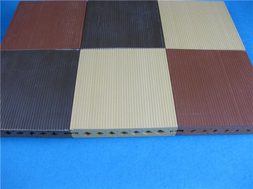 قیمت خوب ASA Wood Plastic Composite کاشی های کفپوش فوم برای حیاط خلوت / باغ آنلاین