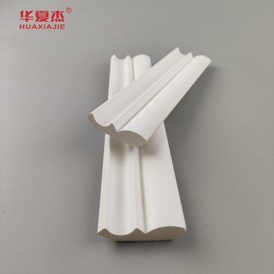 قیمت خوب کیفیت بالا 25/64 x1-39/64 تاج قالب بندی pvc پروفایل ضد آب سفید pvc تزئینات داخلی ساختمان آنلاین