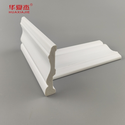 محصول جدید 19/32 × 2-23/32 پوشش استعماری PVC پوشه رنگ سفید پایه برای تزئین ساختمان